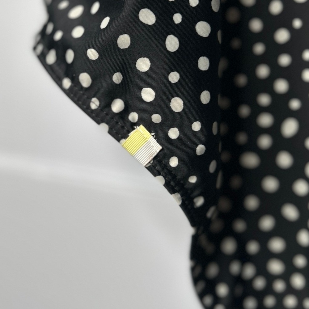 Summersalt Ruffle Backflip Swimsuit 10 Polka Dot Black White UPF 50 Pinup Twee - Picture 8 of 10